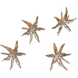 Copper-Plated 14K Double-Layer Flower Earrings DIY Material