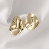 Copper Plated 14K Irregular Water Pendant for DIY Earrings