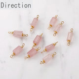 14K Copper Plated Strawberry Crystal Double Hanging DIY Bracelet Earring
