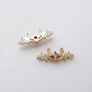 Copper Plated Butterfly Necklace Pendant DIY Hand Accessories Material