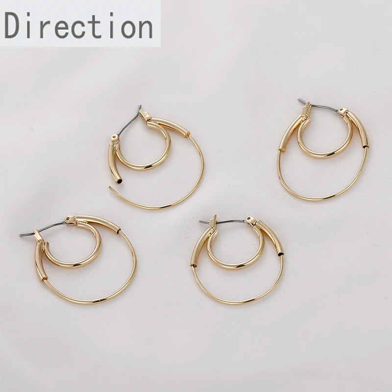 Double-circle Two-layer Beaded Earrings Kit