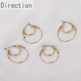 Double-circle Two-layer Beaded Earrings Kit