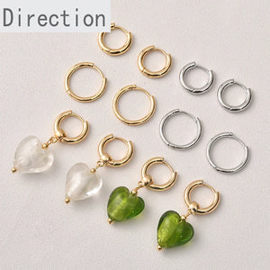14k Gold-Clad Round Earrings DIY Jewelry Accessories