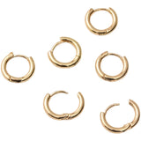 14k Gold-Clad Round Earrings DIY Jewelry Accessories