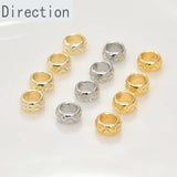 14k Copper Plated Wave Spacer Bead for Bracelet Necklace DIY