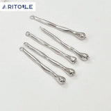 Copper-Plated 14K Color-Retaining Strip Drop Earrings