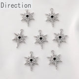 Copper-Plated Gold-Plated Zircon Pendant DIY Set