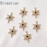 Copper-Plated Gold-Plated Zircon Pendant DIY Set