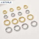 14k Copper Plated Round Pendant Clasp DIY Jewelry Material
