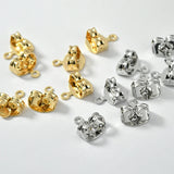 18K Real Yellow Copper-Plated Earplugs with Drape Maintenance