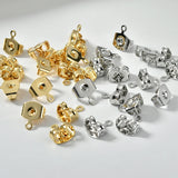 18K Real Yellow Copper-Plated Earplugs with Drape Maintenance