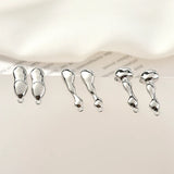 18K Copper-Plated Irregular Earrings DIY Accessory