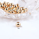 Copper Plated 18K Beads Jewelry Material DIY Earrings Accessories