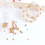 Copper Plated 18K Beads Jewelry Material DIY Earrings Accessories