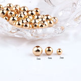 Copper Plated 18K Beads Jewelry Material DIY Earrings Accessories
