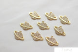 18K Gold-Copper Star Pendant DIY Accessories