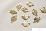 18K Gold-Copper Star Pendant DIY Accessories