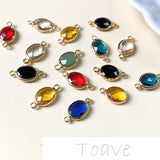 Copper-Plated 18K Glass DIY Earrings Necklace Bracelet Material