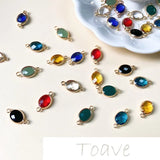 Copper-Plated 18K Glass DIY Earrings Necklace Bracelet Material