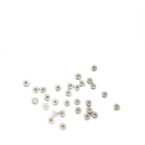 Copper Plated 18K S925 Sterling Silver Spacer Beads DIY Jewelry Accessories