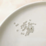 Copper Plated 18K S925 Sterling Silver Spacer Beads DIY Jewelry Accessories
