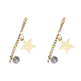 18K Copper Plated Star Zircon Chain DIY Jewelry Material