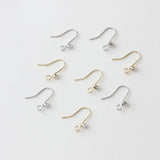 18K Gold Plated Earrings with Diamonds