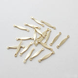 Copper Plated 18K Double Hanging Connecting Rod DIY Earrings Bracelet
