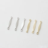 Copper Plated 18K Double Hanging Connecting Rod DIY Earrings Bracelet