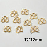 Copper Plated 18K Necklace Clasp M Clasp Bracelet Necklace DIY Jewelry