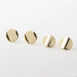 18K Round Earring Material Accessories