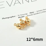 Copper-Plated 18k Magnet Buckle DIY End Buckle Material Accessories