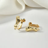 Real Baroque Copper-Plated Ear Clip DIY Earrings Material