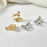 Real Baroque Copper-Plated Ear Clip DIY Earrings Material