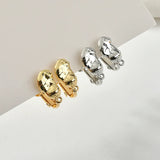 Real Baroque Copper-Plated Ear Clip DIY Earrings Material