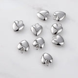 18k Copper Plated Peach Heart DIY Jewelry Material