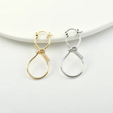 Copper-Plated 18k Figure 8 Ear Buckle Earrings
