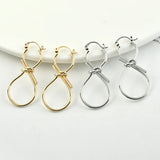 Copper-Plated 18k Figure 8 Ear Buckle Earrings