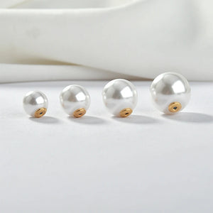 18k Highlight Pearl Ear Plugs DIY Earrings Materials