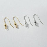 Copper Plated 18k Retro Lantern Shell Ear Hook Earring DIY Jewelry Material