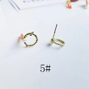 DIY Earring Jewelry Kit with Pearl-tree Tie - Japan/Korea