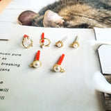 DIY Earring Jewelry Kit with Pearl-tree Tie - Japan/Korea