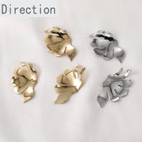 14k Copper-plated Petal Flower Piece Earring DIY Material
