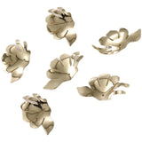 14k Copper-plated Petal Flower Piece Earring DIY Material