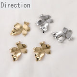 14k Copper-plated Petal Flower Piece Earring DIY Material
