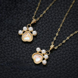 Copper Plated Cat Claw Pendant DIY Jewelry Set