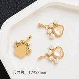Copper Plated Cat Claw Pendant DIY Jewelry Set