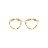 Copper Plated Winding Ring S925 Earrings DIY Jewelry Accessories