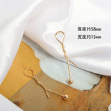 Copper Plated Winding Ring S925 Earrings DIY Jewelry Accessories