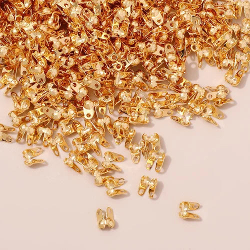 Copper-Plated Side Buckle Chain Tassel for DIY Jewelry